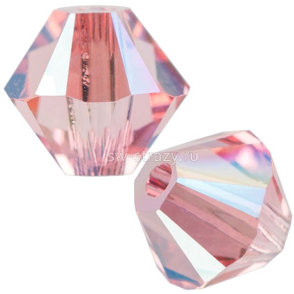 Бусины 5328 3 mm Light Rose Shimmer
