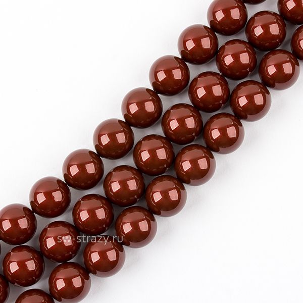 Жемчужины 5810 6 mm Crystal Bordeaux Pearl