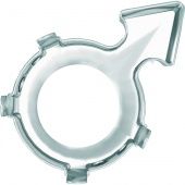 4878/S 30x19 mm 1PH2OH Rhodium Plating
