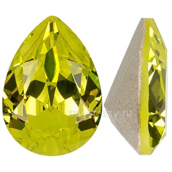 Кристаллы 4320 18x13 mm Citrus Green