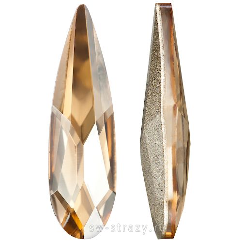 Кристаллы 4331 15 mm Crystal Golden Shadow