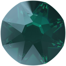 Стразы горячей фиксации 2078 ss 34 Emerald Nightfall HF
