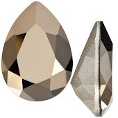 Кристаллы 4320 6x4 mm Crystal Metallic Light Gold