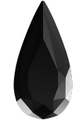 Кристаллы 4322 14x7 mm Jet