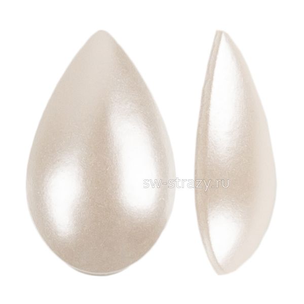 Стразы горячей фиксации 2308/4 10,0x6 mm Crystal White Pearl HF