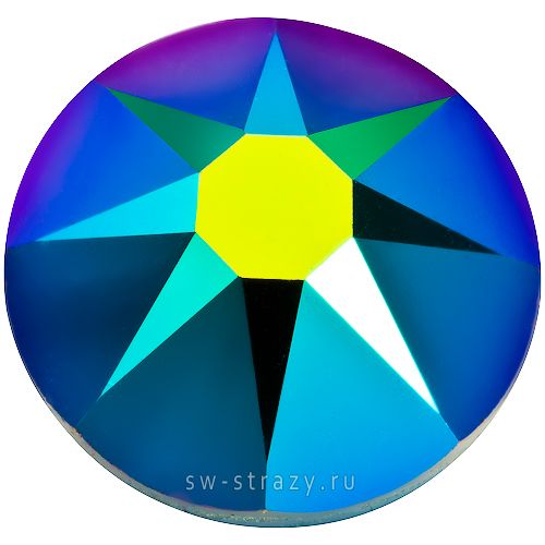 2058 ss 5 Crystal Scarabaeus Green F