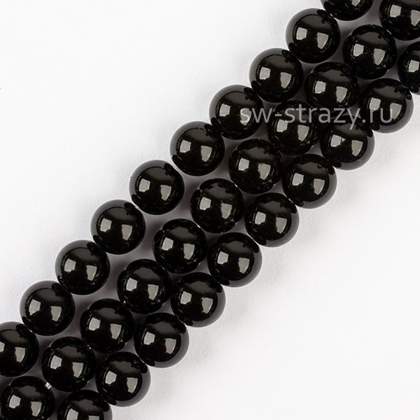 Round Pearl 1H 5 mm Magic Black