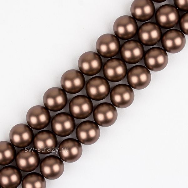 Жемчужины 5810 10 mm Crystal Velvet Brown Pearl