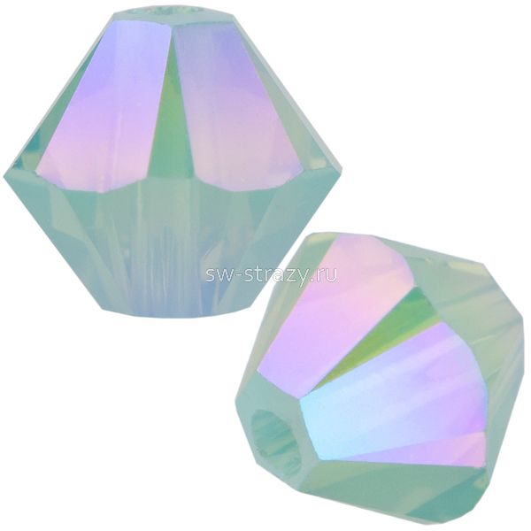 Бусины 5328 4 mm Pacific Opal Shimmer 2X