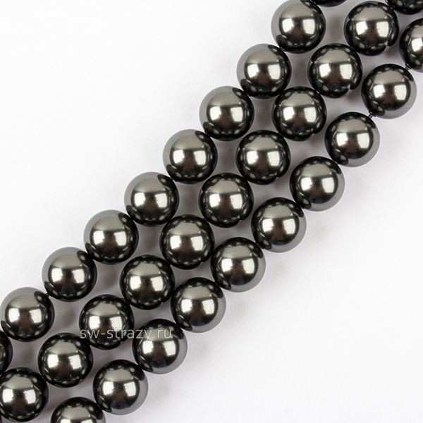 Жемчужины 5810 6 mm Crystal Black Pearl