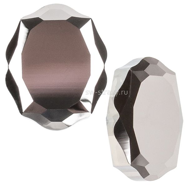 Кристаллы 4142 10x8 mm Crystal Silver Night