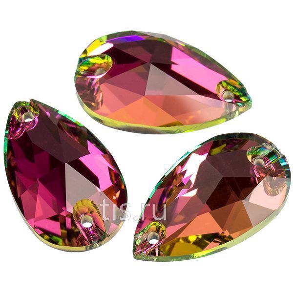 3430 13*22 mm Crystal Vitrail Rose