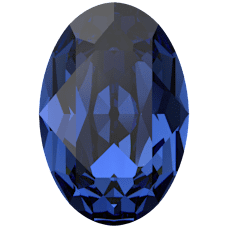 Кристаллы 4120 18x13 mm ReCreated Dark Sapphire