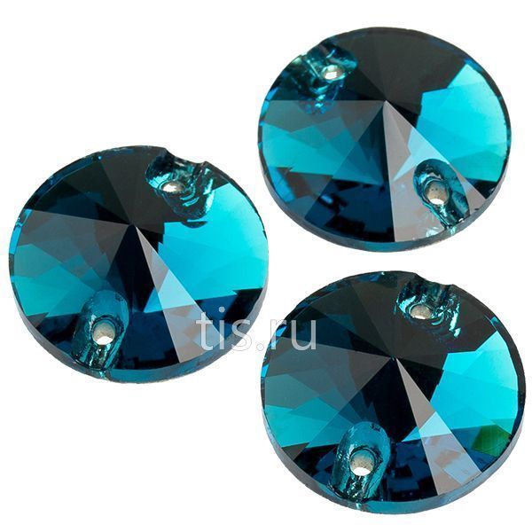 3130 10 mm Blue Zircon K9